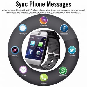 Bluetooth Smart Watch DZ09 Phone With Camera Sim TF Card Android SmartWatch Phone Call Bracelet Watch for Android Smart phone 2